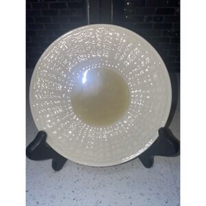 Belleek Irish Plate 6" Dia Tridacna Pattern 6 Green Mark 1965-80